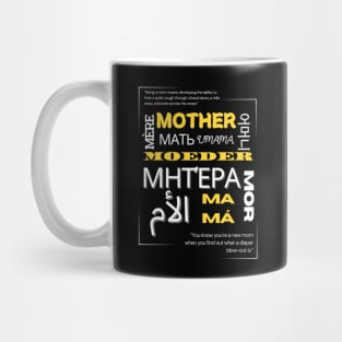 Mothers in several languaje Mug